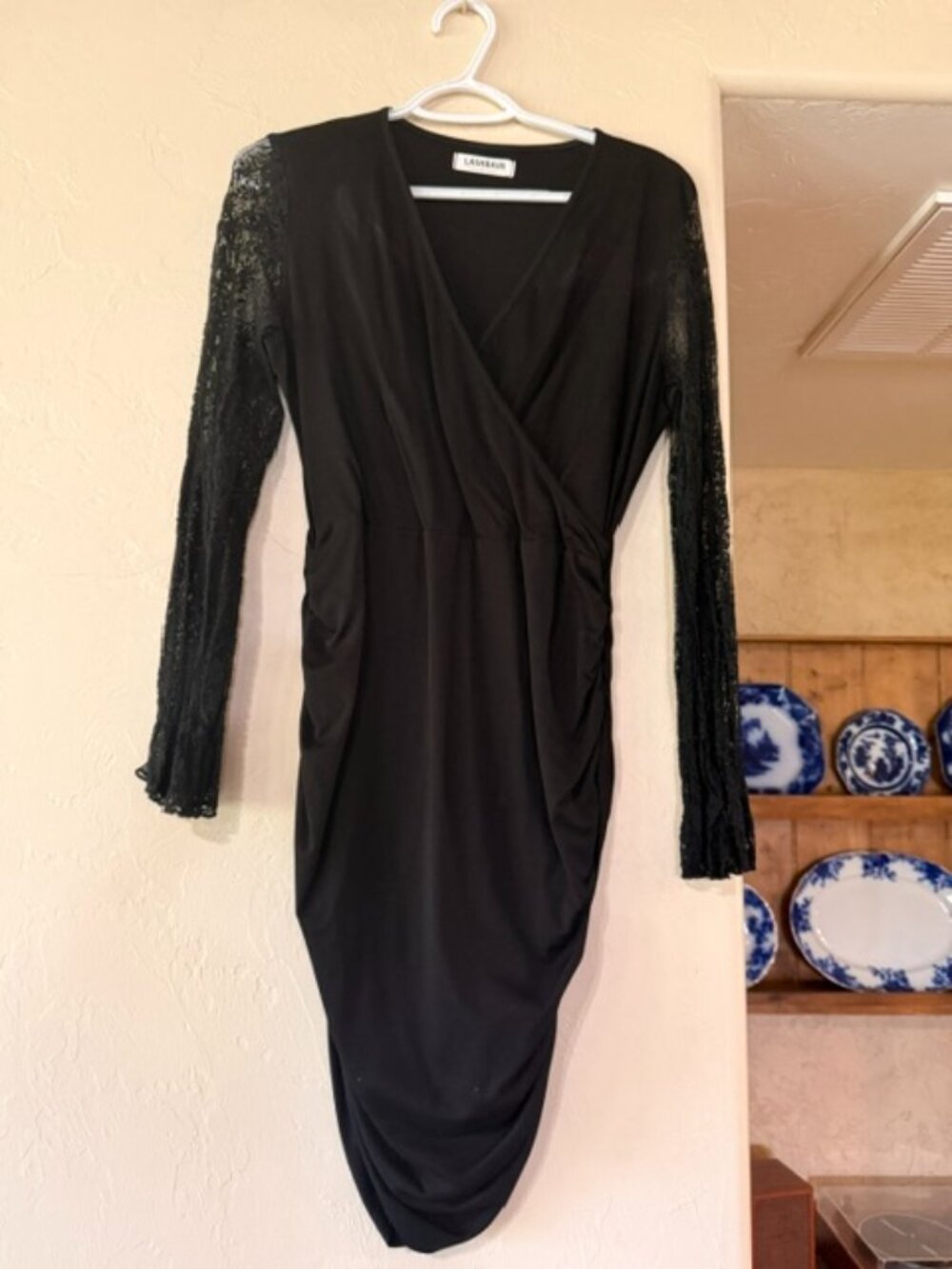 Long Sleeve Black Bodycon Dress